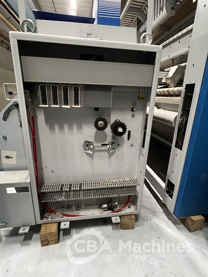 Used 2005 Jensen / Lapauw Ironing Line 2x1200x4000mm Steam for Small Pieces