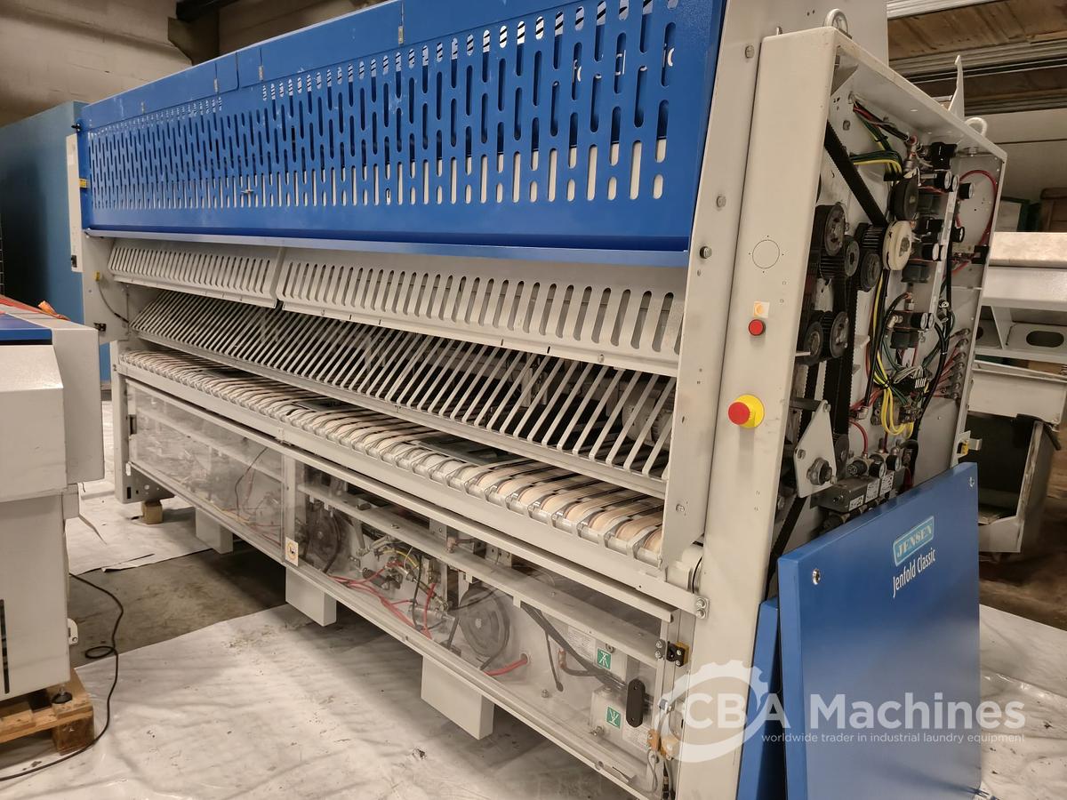 Used 2011 Electrolux Ironing Line C-Flex GAS 1x1200x3300 with Jensen Classic 3300mm 1-2 lanes