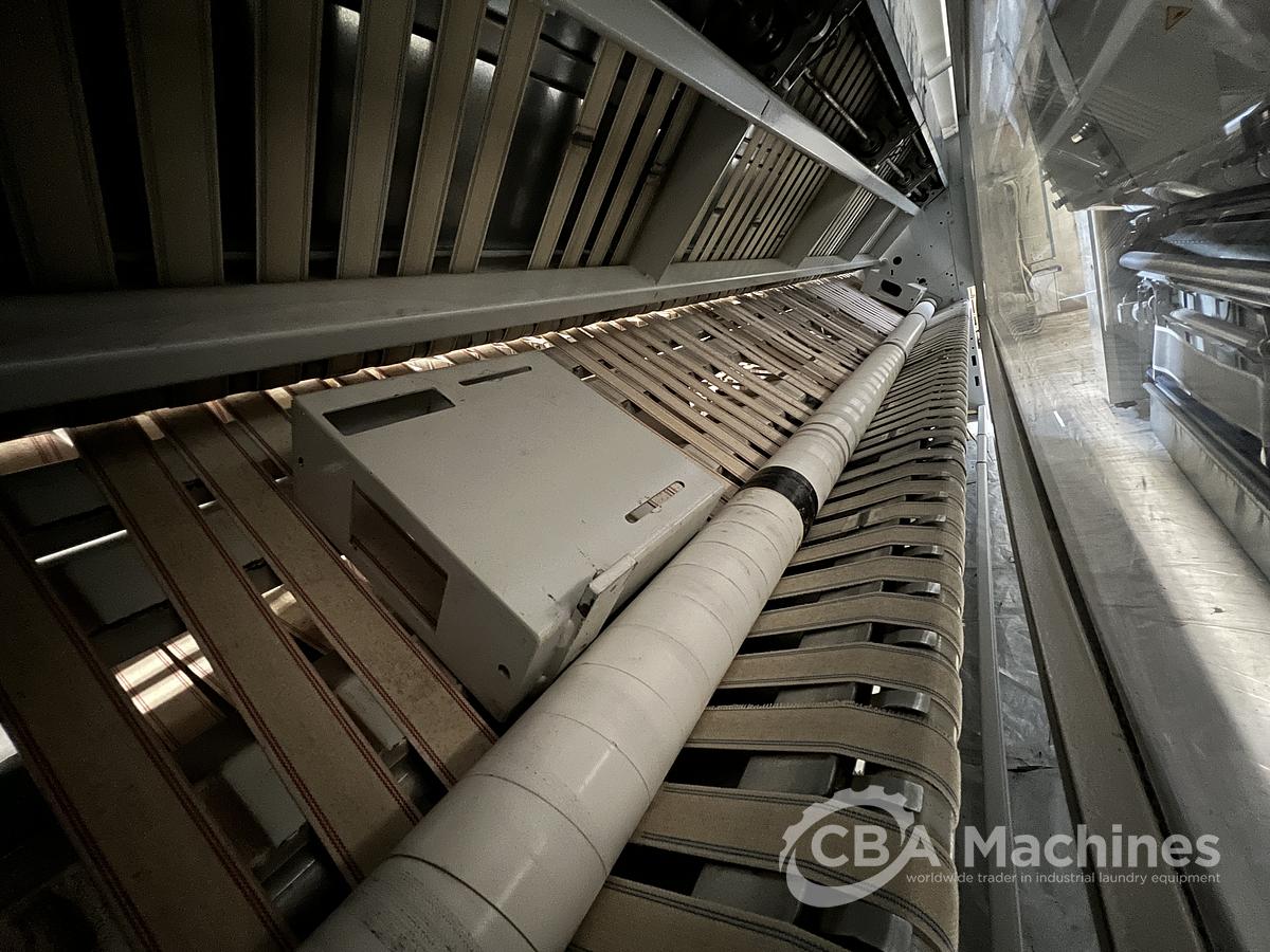 Used 2005 Jensen / Lapauw Ironing Line 2x1200x4000mm Steam for Small Pieces