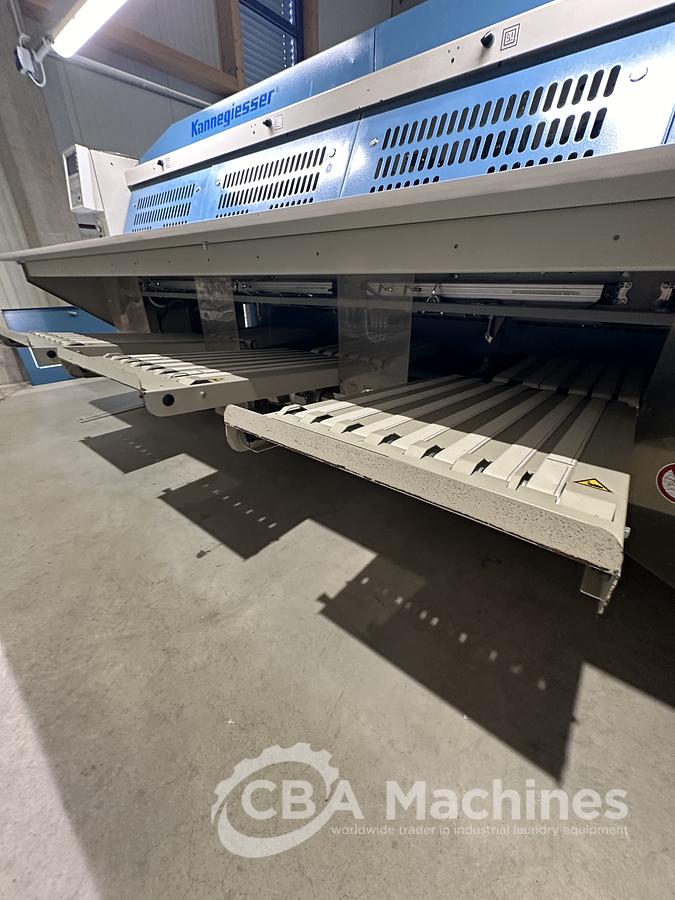Used 2014 Kannegiesser 3x1200x3500 Ironing Line Steam 1-2-4 lanes