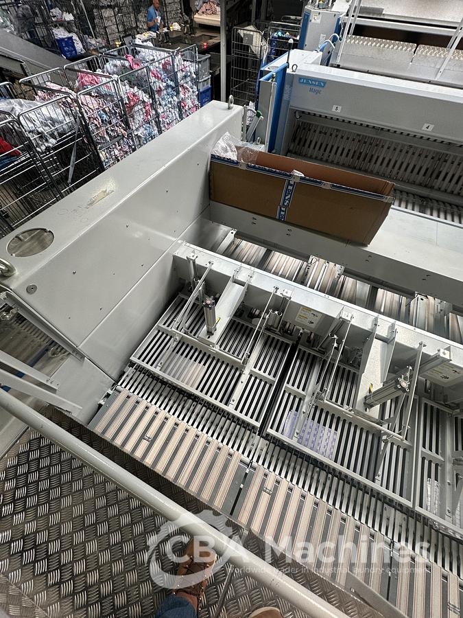 Used 2022 Ironing line Jensen Basic Plus (1029) + EXP 2000 (1030) + Magic (1031) + Napkin Bottom Up (1032)