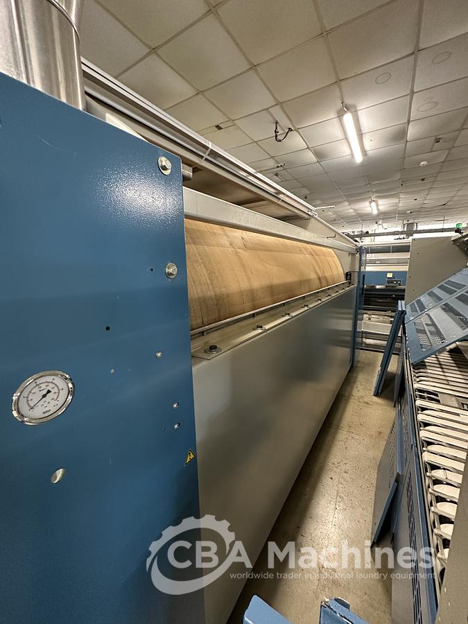 Used 2011 / 2005 Kannegiesser Ironing Line GAS 1x2000x3500mm: EMD - HPMG- RFM