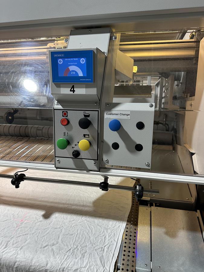 Used 2018 Jensen Ironing Line EXPG 2x1200x4000mm GAS - Logic Plus - Universal