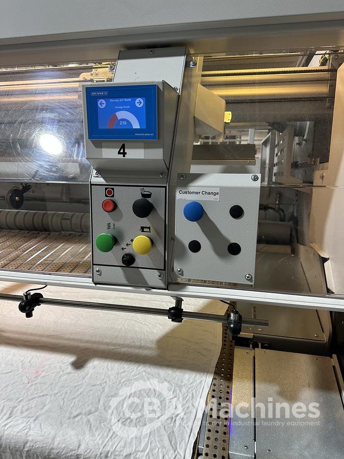 Used 2018 Jensen Ironing Line EXPG 2x1200x4000mm GAS - Logic Plus - Universal