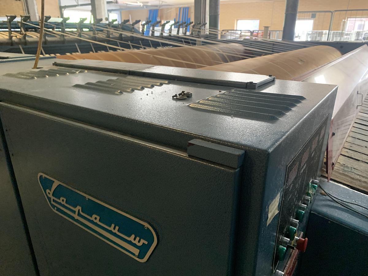 Used 1985 Lapauw 2 roll 900 x 3300mm steam