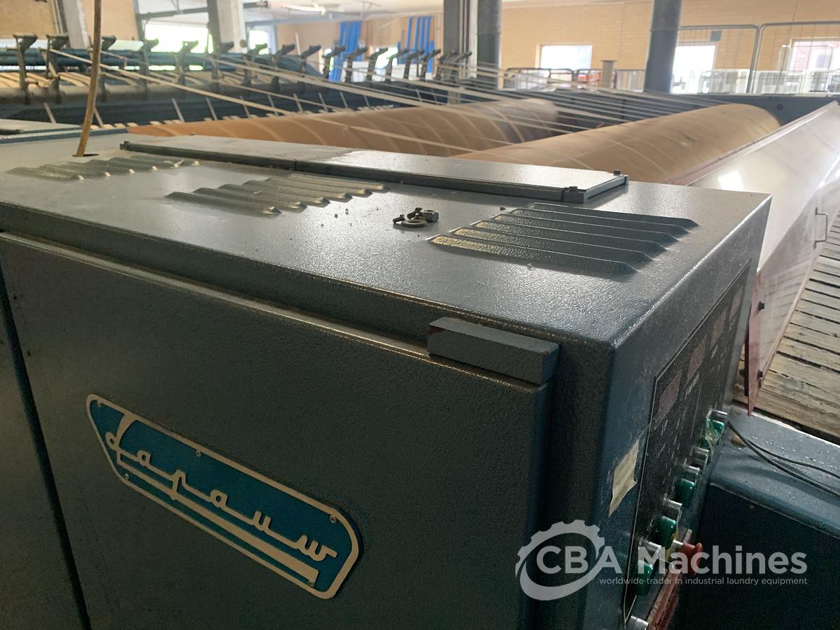 Used 1985 Lapauw 2 roll 900 x 3300mm steam