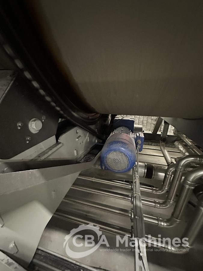 Used 2020 Kannegiesser Complete CBW Tunnel System PT 13x60 + Press PP10-60-40 + Shuttle + 3x DII-60 GAS + Step Conveyor + Lint Filter + Conveyors