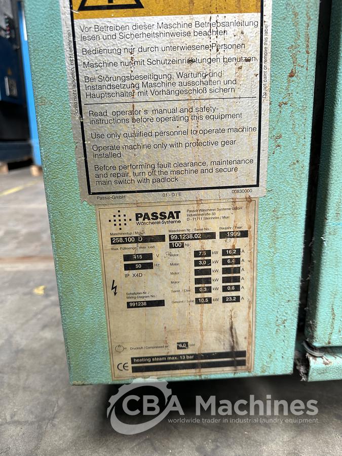 Used 1999 Dryer Passat 258.100 - 100kg (703)