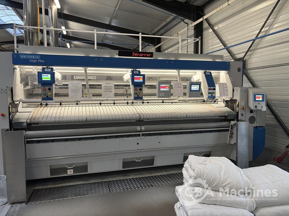 Used 2021 Jensen Ironing Line 2x1200x3500mm GAS - Logic Plus - Kalor - Classic - 4x Concorde