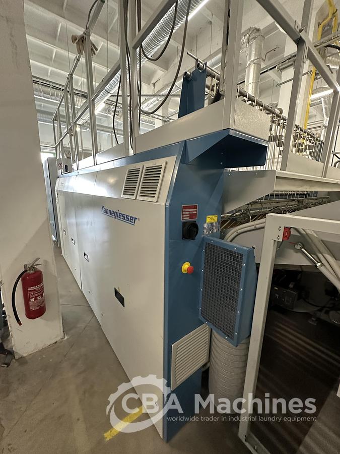 Used 2020 Ironing Line Kannegiesser 2 roll 1200x3500mm GAS - EMQ Synchro + HPM-II GAS + SFM.II 1-2-4 lanes