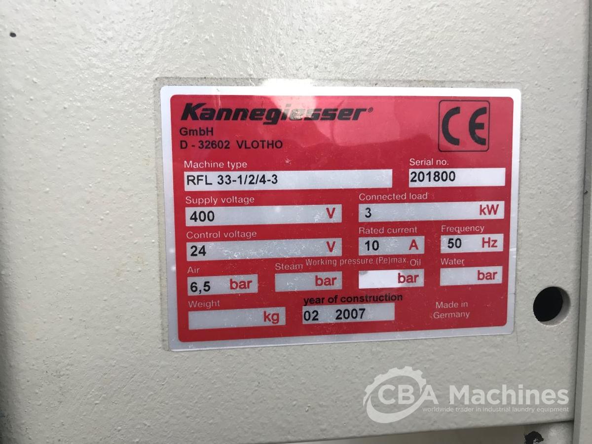 Used 2007 Folder Kannegiesser RFL 33-1/2/4-3 (3300mm) ( 345 )
