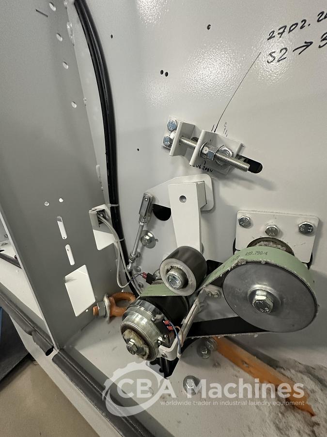 Used 2020 Ironing Line Kannegiesser 2 roll 1200x3500mm GAS - EMQ Synchro + HPM-II GAS + SFM.II 1-2-4 lanes