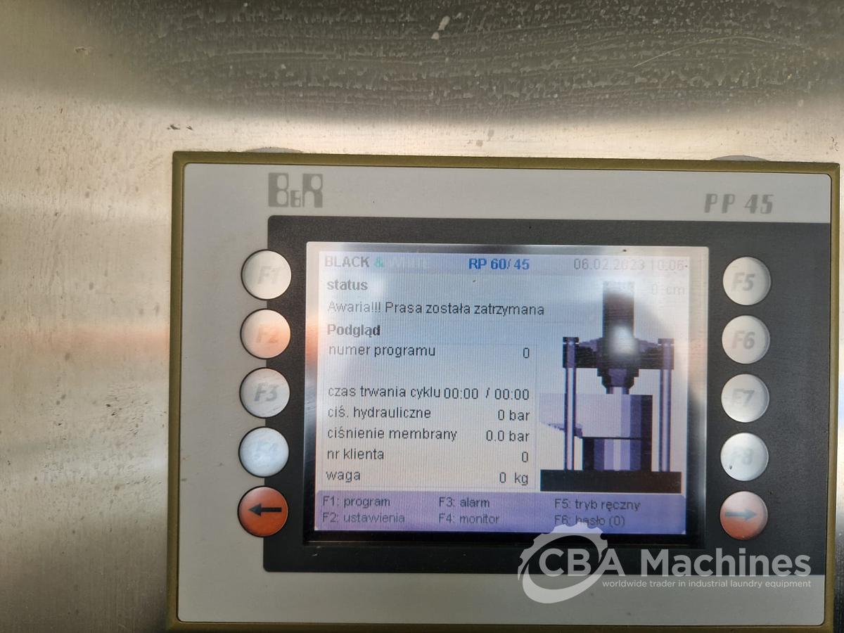 Used 2010 Press Black & White Rahmenpresse RP 60kg 37bar ( 760 )