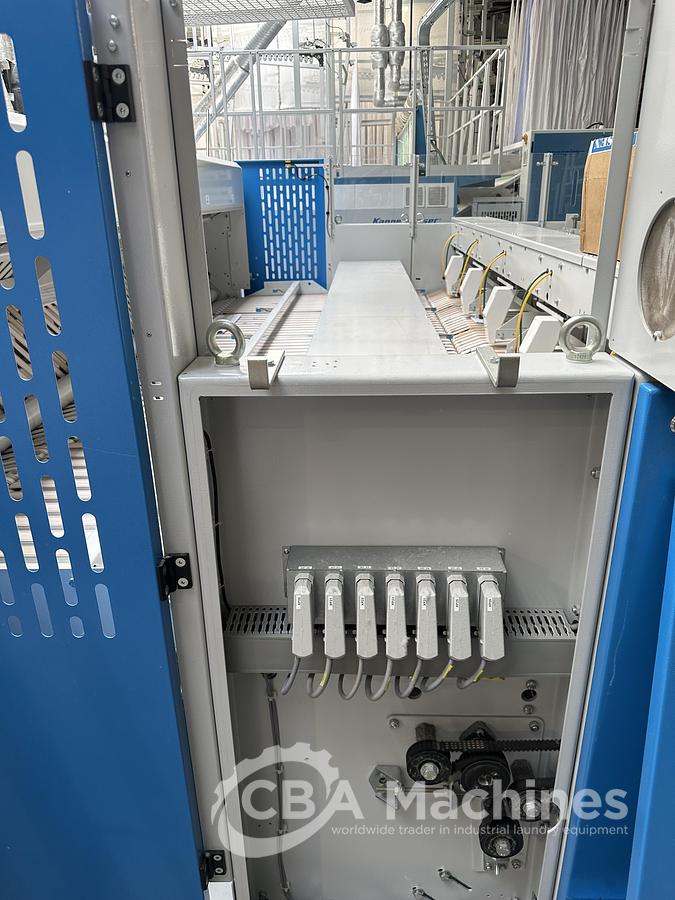 Used 2022 Ironing line Jensen Basic Plus (1029) + EXP 2000 (1030) + Magic (1031) + Napkin Bottom Up (1032)