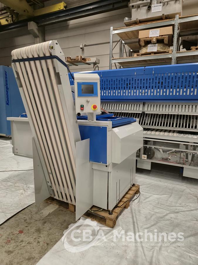 Used 2011 Electrolux Ironing Line C-Flex GAS 1x1200x3300 with Jensen Classic 3300mm 1-2 lanes