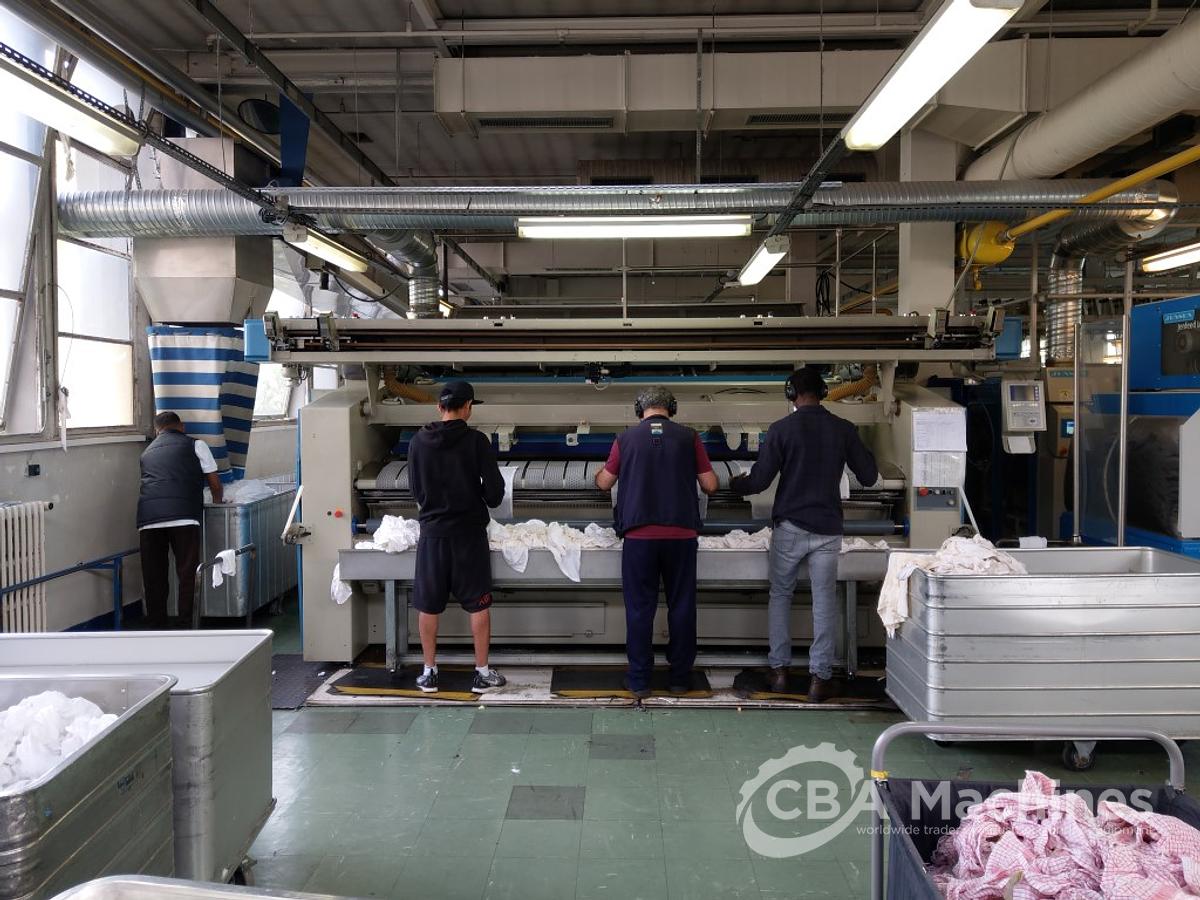 Used 2005/1997 Kannegiesser Ironing Line HPM-G 1 roll 2000x3000mm Steam