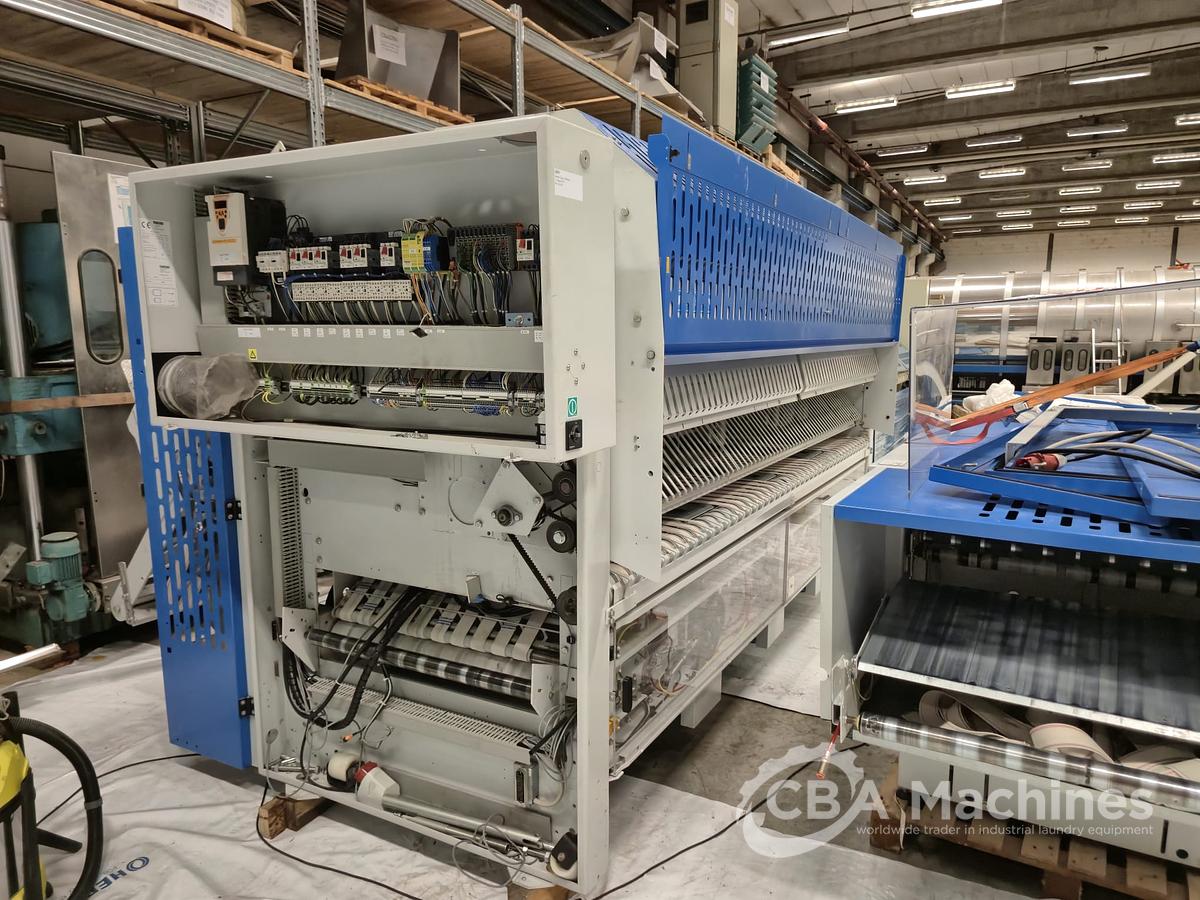 Used 2011 Electrolux Ironing Line C-Flex GAS 1x1200x3300 with Jensen Classic 3300mm 1-2 lanes