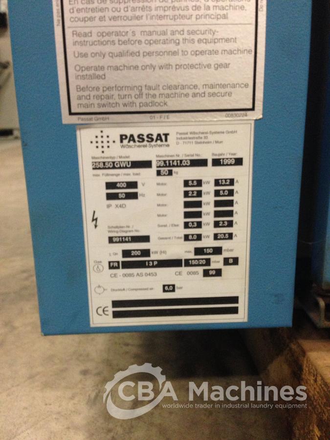 Used 1999 Dryer Passat 258.50 G-WU - 50kg ( 219 )