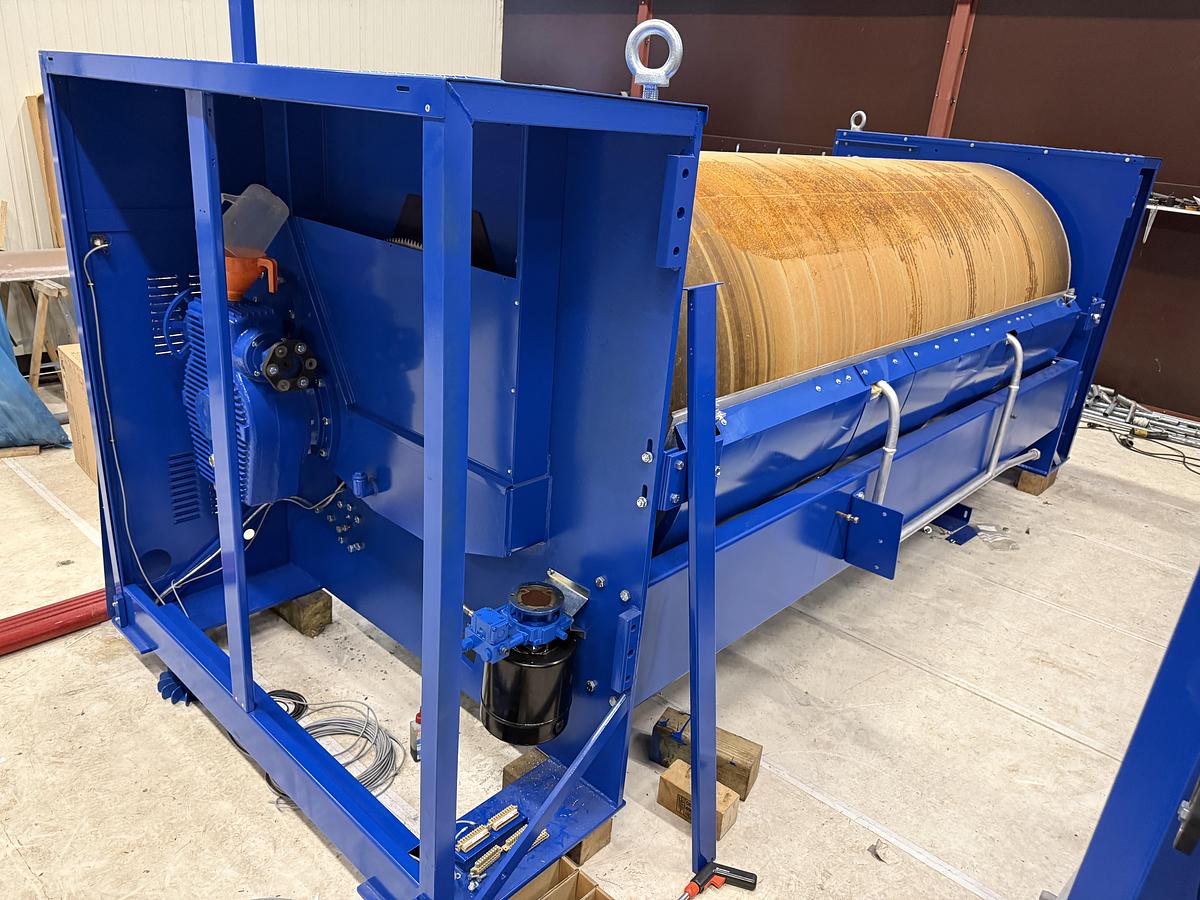 Used 1989 Ironer Lapauw 2 roll 1200 x 3300mm (429)