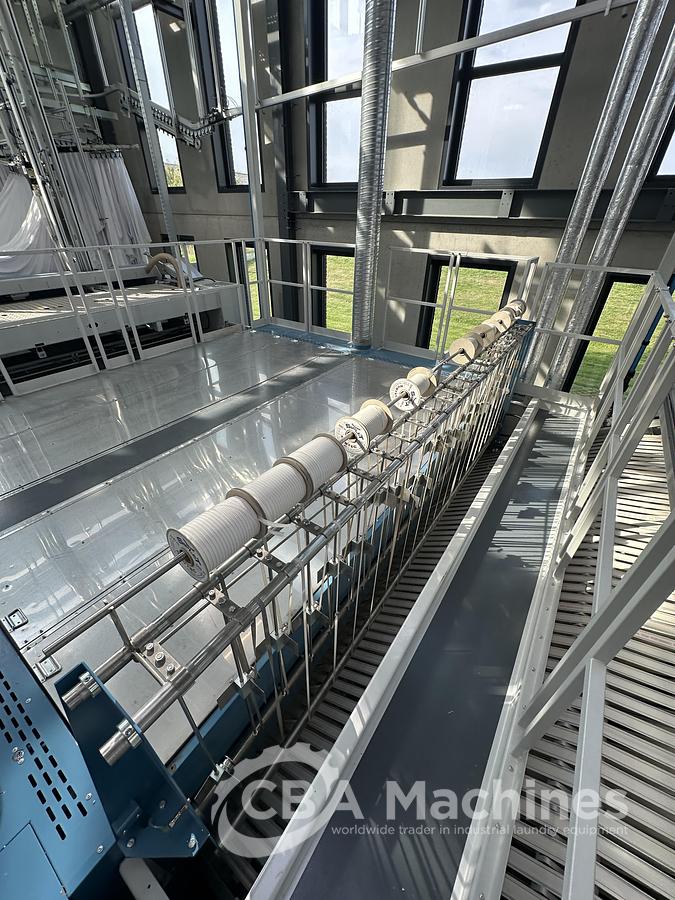 Used 2025 Kannegiesser Ironing Line Steam GZ-A 01+2 + EMA Pro 35-01+2-1/4-1/2 + HPM.II 2 roll x 1200mm x 3500mm + SFM-E 35(35)-1/2-3-KR3-R-ISP4 (1057-1058-1059-1060)