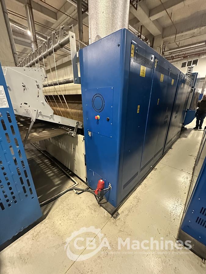 Used 2012 Ironing Line Gas Jensen/Lapauw Jenfeed Logic Plus + 2C1/1601/33G + Jenfold Classic (1076-1077-1078)