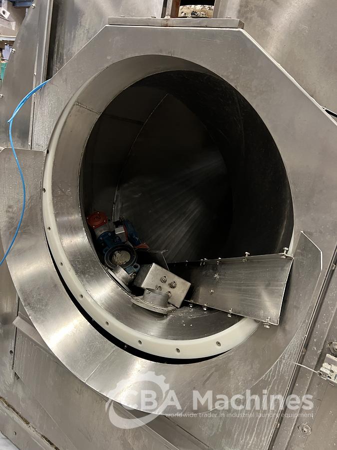 Usato TRANSFERON 13x50kg SISTEMA COMPLETO TUNNEL ANNO 2010 con Pressa + Navetta + 2 Essiccatoi a gas + 1 Essiccatore per pezzi+ Nastro di carico