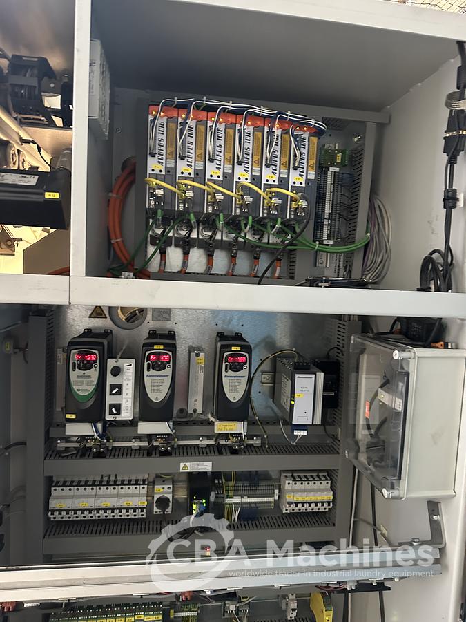 Used 2014 Kannegiesser 3x1200x3500 Ironing Line Steam 1-2-4 lanes