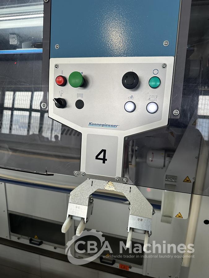 Used 2020 Ironing Line Kannegiesser 2 roll 1200x3500mm GAS - EMQ Synchro + HPM-II GAS + SFM.II 1-2-4 lanes