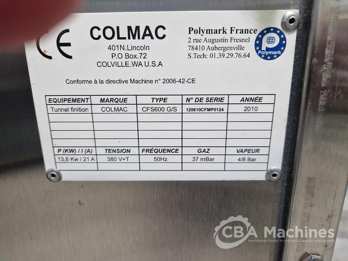 Used 2010 Tunnel Finisher Colmac GFS 600 G/S - 400pcs/h ( 718 )