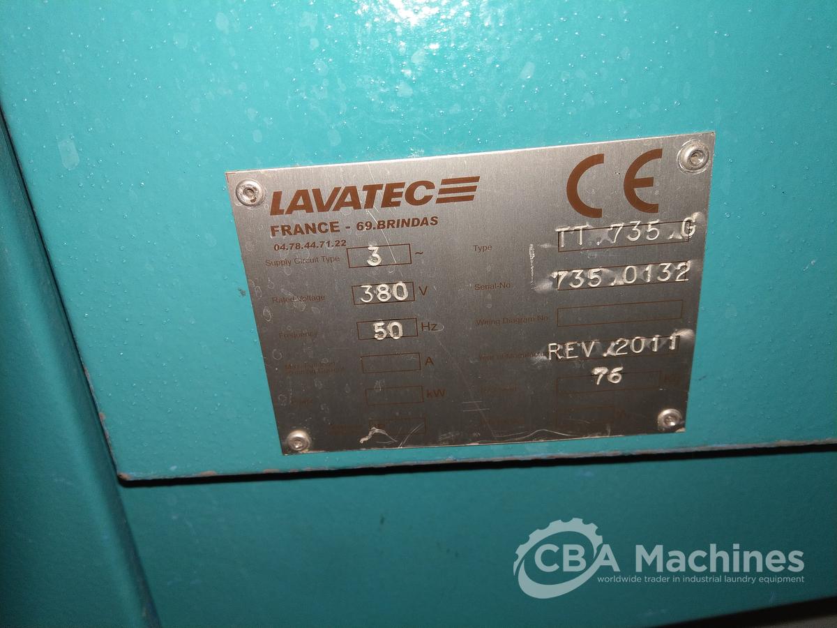 Used rev 2011 Dryer Lavatec TT735 G 75kg ( 464 )