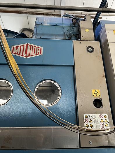Used Complete Milnor 8 x 50kg CBW tunnel system year 2010 / 2018