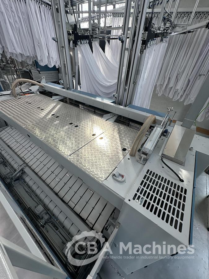 Used 2025 Kannegiesser Ironing Line Steam GZ-A 01+2 + EMA Pro 35-01+2-1/4-1/2 + HPM.II 2 roll x 1200mm x 3500mm + SFM-E 35(35)-1/2-3-KR3-R-ISP4 (1057-1058-1059-1060)