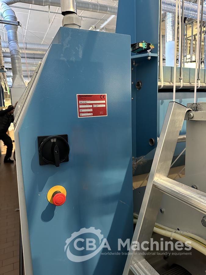 Used 2011 Kannegiesser Ironing Line 3x1200x3500 Kannegiesser Steam 1-2-4 lanes