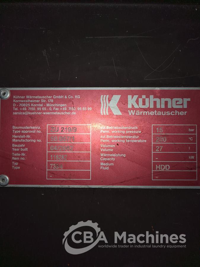 Used 1989 Dryer Lavatec TT733 - 50kg  ( 612 )