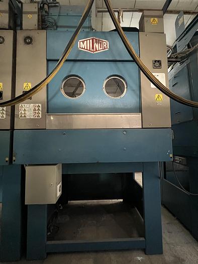 Used Complete Milnor 8 x 50kg CBW tunnel system year 2010 / 2018