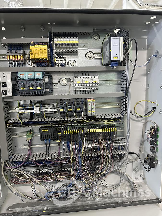 Used 2020 Ironing Line Kannegiesser 2 roll 1200x3500mm GAS - EMQ Synchro + HPM-II GAS + SFM.II 1-2-4 lanes