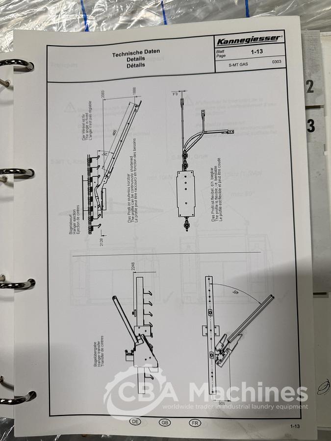 Used 2015 Tunnel Finisher Kannegiesser SMT-1 -GAS-Turbo A-R-/F-X (924)