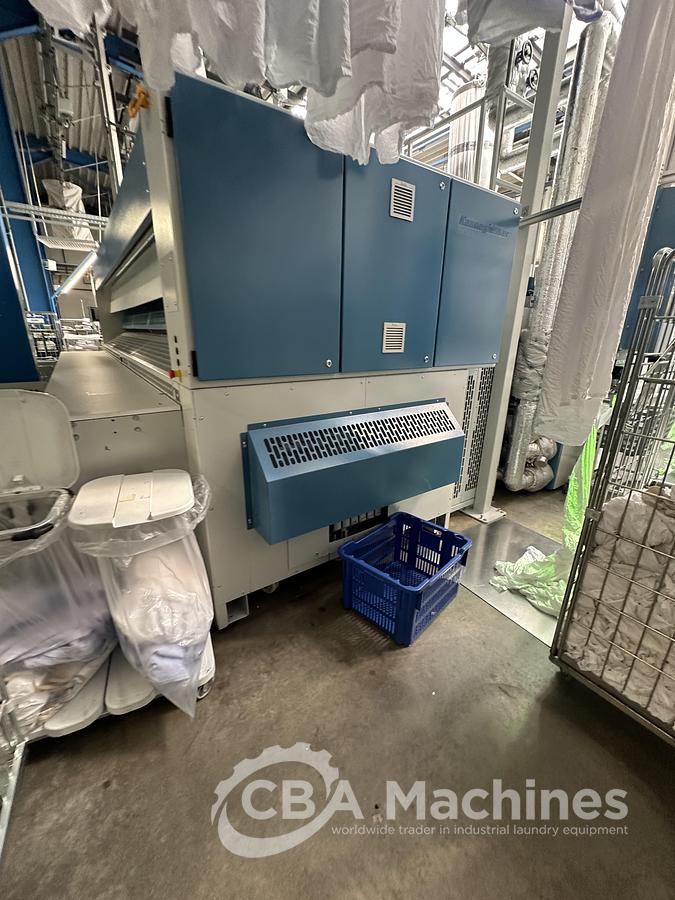 Used 2023 Kannegiesser Ironing line EMQ synchro pro 40-01+2-4/4-1/2 (1033) + HighPower HPM 3x1200x4000mm (1034) + SFM-E 40(42)-1/2-3-KR3-R-ISP4 (1035)