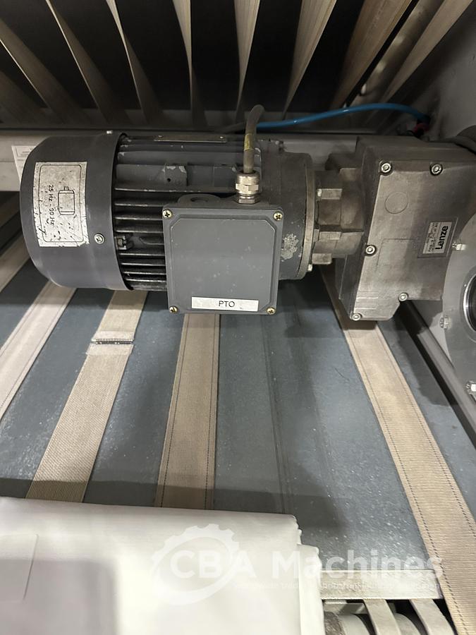 Used 2012 Ironing Line Gas Jensen/Lapauw Jenfeed Logic Plus + 2C1/1601/33G + Jenfold Classic (1076-1077-1078)