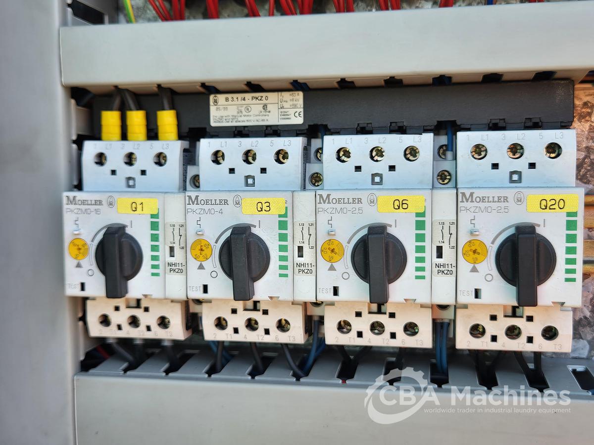 Used 1999 Dryer Lavatec TT733 D Steam 50kg with legs 175cm (854)