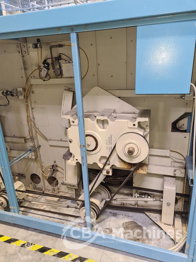 Used Ironing line Kannegiesser 2 roll 1200 x 3000mm steam year 2005/1997