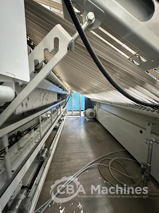 Used 2023 Kannegiesser Ironing line EMQ synchro pro 40-01+2-4/4-1/2 (1033) + HighPower HPM 3x1200x4000mm (1034) + SFM-E 40(42)-1/2-3-KR3-R-ISP4 (1035)