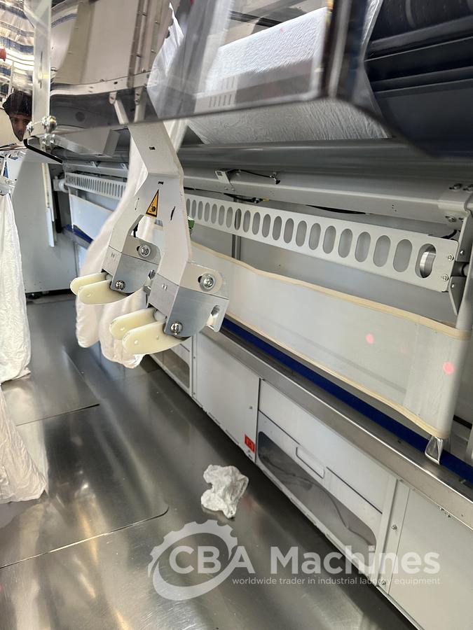 Used 2023 Kannegiesser Ironing line EMQ synchro pro 40-01+2-4/4-1/2 (1033) + HighPower HPM 3x1200x4000mm (1034) + SFM-E 40(42)-1/2-3-KR3-R-ISP4 (1035)
