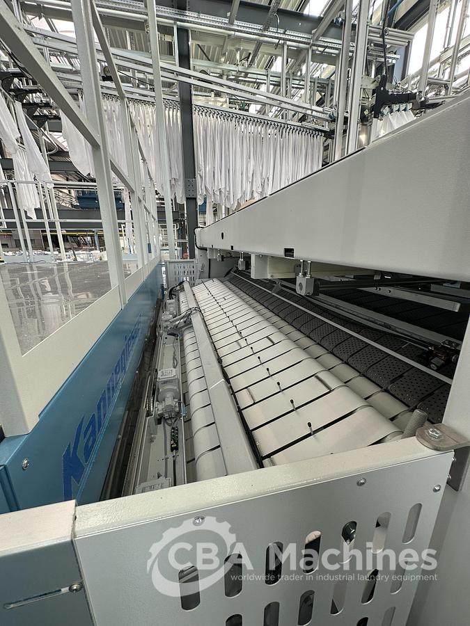 Used 2025 Kannegiesser Ironing Line Steam GZ-A 01+2 + EMA Pro 35-01+2-1/4-1/2 + HPM.II 2 roll x 1200mm x 3500mm + SFM-E 35(35)-1/2-3-KR3-R-ISP4 (1057-1058-1059-1060)