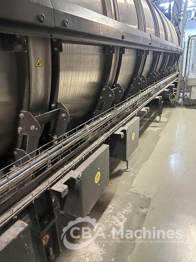 Used 2009 Girbau CBW System 12x50 with press + 100kg dryer