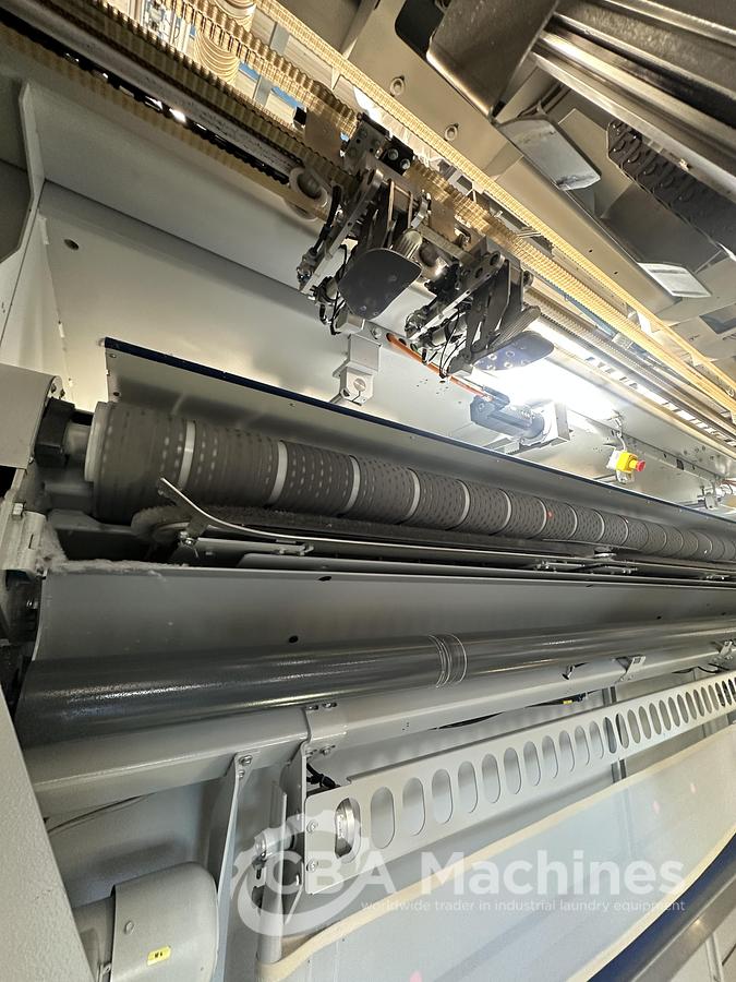 Used 2023 Kannegiesser Ironing line EMQ synchro pro 40-01+2-4/4-1/2 (1033) + HighPower HPM 3x1200x4000mm (1034) + SFM-E 40(42)-1/2-3-KR3-R-ISP4 (1035)