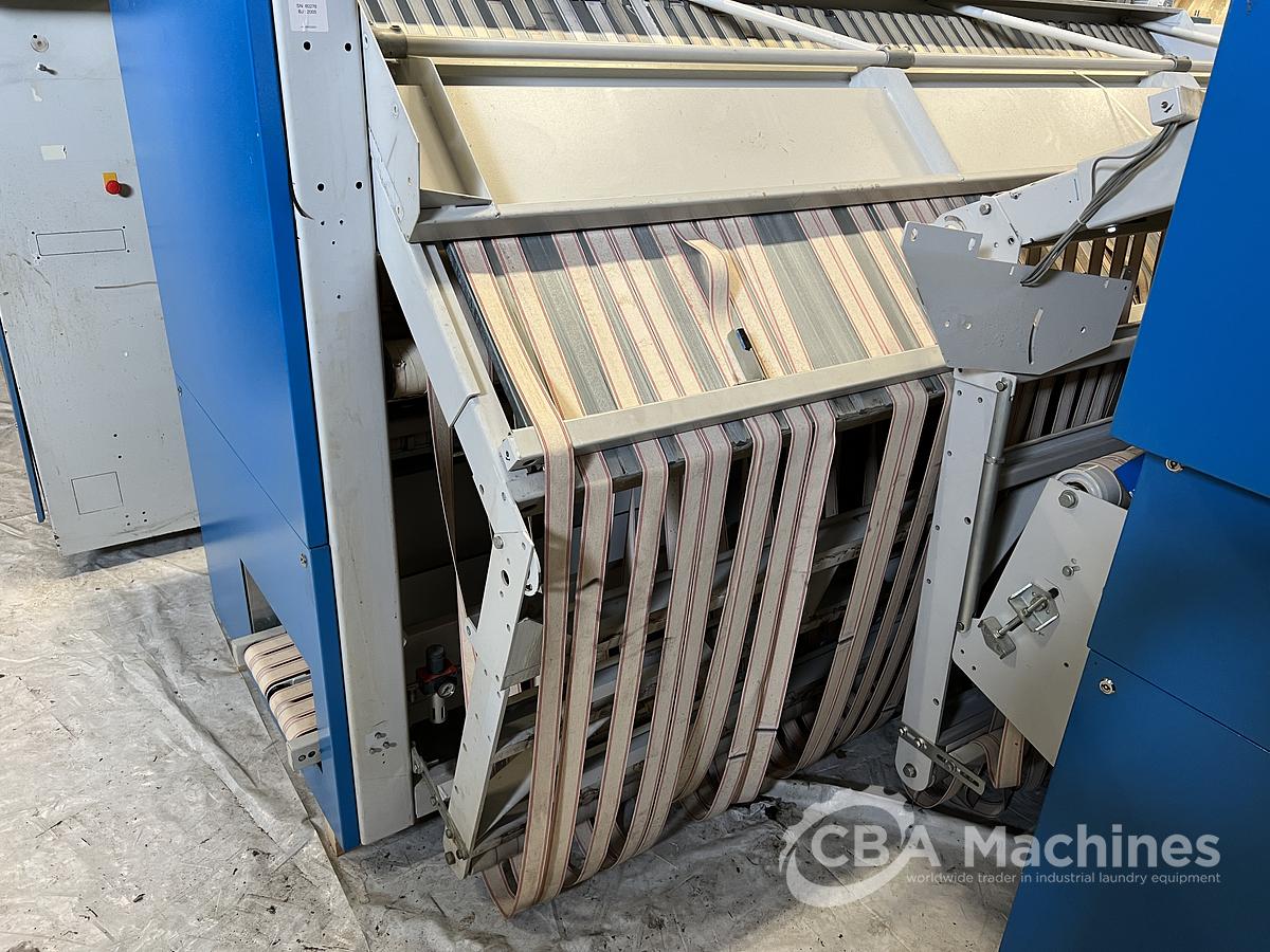 Used 2005 Jensen / Lapauw Ironing Line 2x1200x4000mm Steam for Small Pieces