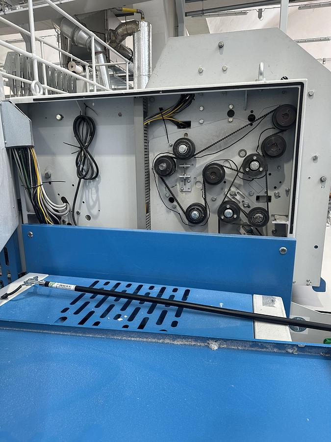 Used 2010 Jensen Ironing Line Logic Plus - Jenroll EXPG 2x1200x3500mm GAS - Classic Folder