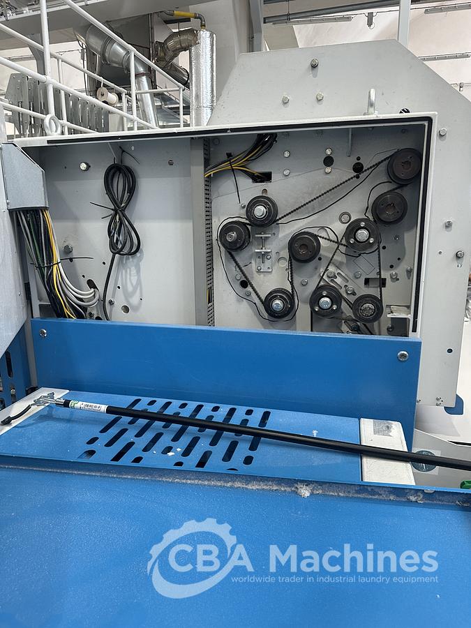 Used 2010 Jensen Ironing Line Logic Plus - Jenroll EXPG 2x1200x3500mm GAS - Classic Folder