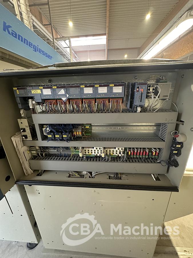 Used 2014 Kannegiesser 3x1200x3500 Ironing Line Steam 1-2-4 lanes
